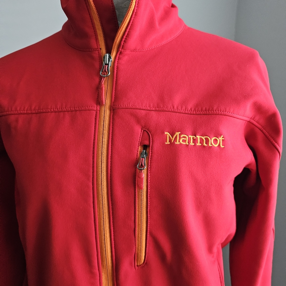 Marmot Soft Shell Jacket Red Small - image 3